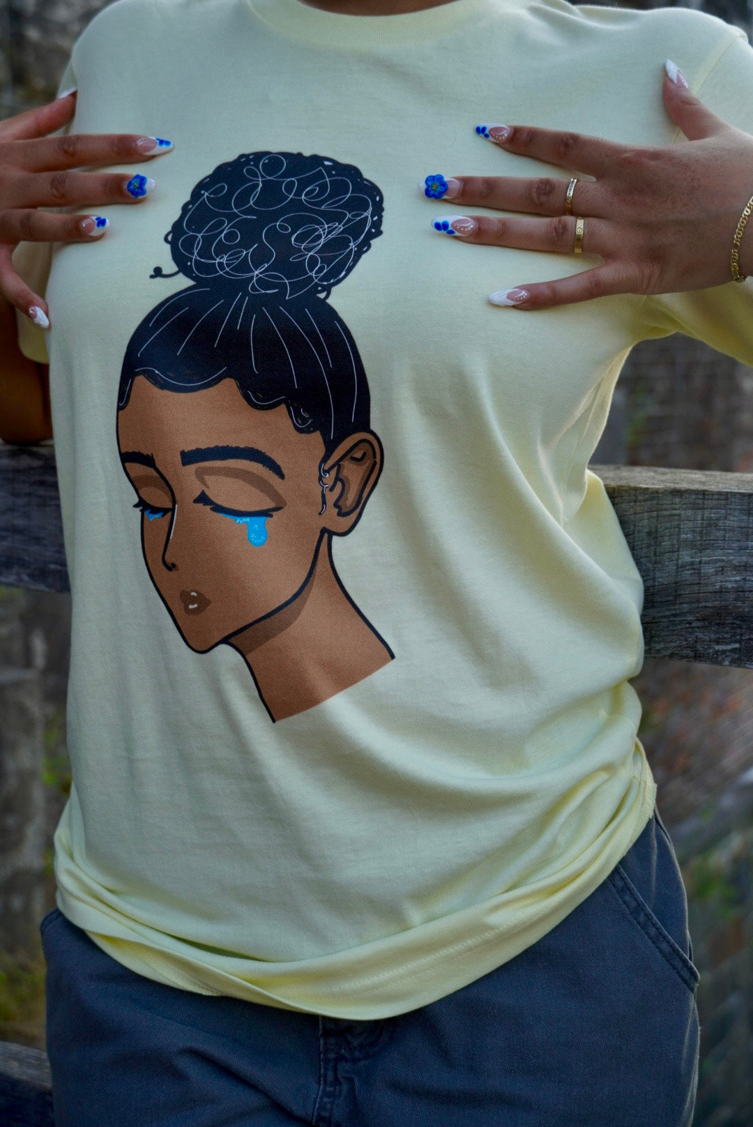 Wavy gal tee