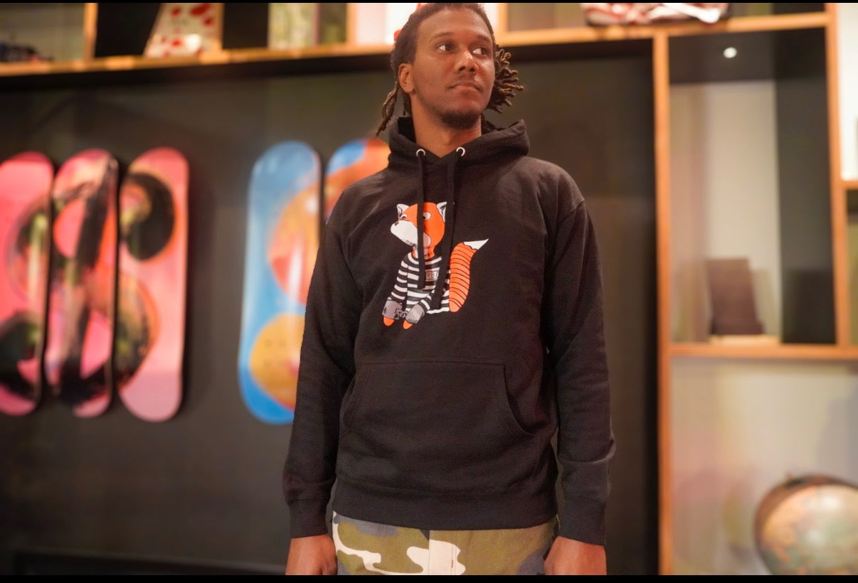 pbc red panda hoodie